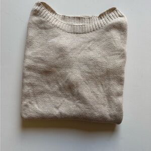 Old Navy Cream Crew Neck Sweater